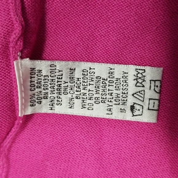 (L) Joan Rivers Wool Blend Cardigan Casual Lightweight Office Workwear - Picture 5 of 10